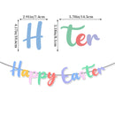 Easter Theme Disposable Tableware Cute Cartoon Rabbit Pattern Paper Plates Cups Napkins Kids Easter Party Decoration Supplies