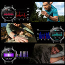 The Milestone Recon | 1.7'' HD GPS Military Smartwatch with Flashlight
