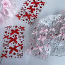 The Bow Heart Archive | 3D K-Pop Photocard Sticker Set for Scrapbooks, Journals & Phone Cases