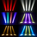 2pcs Mini 19x25W RGBW 4in1 Spotlight Wash/Beam/Zoom,Professional DJ/Bar Big Bee Eye LED Moving Head Disco Strobe Stage Lights