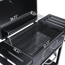 Royal Gourmet CD2030AN 30-Inch Charcoal Grill, Deluxe BBQ Smoker Picnic Camping Patio Backyard Cooking, Black, Large