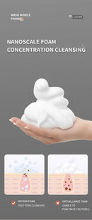 Smart Automatic Foam Soap Dispenser USB Charging Hand Washing Machine ABS Material Two Colors for Bathroom