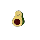 New Cartoon Avocado Enamel Pins Cute Fruit Brooches Women Men Jeans Coat Lapel Pin Badge Jewelry Gift for Friend Wholesale Pins