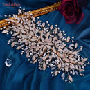 YouLaPan HP377 Ladies Wedding Crown Bridal Crowns for Brides Hair Accessories Metal Crystal Bridal Hair Band Wedding Tiara