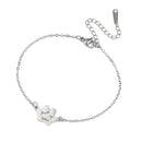Cute Trendy Dog Cat Paw Custom Name Bracelet Women Stainless Steel Jewelry Multiple Names Personalized Pet Valentine's Day Gifts