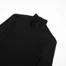 Nsauye Casual Women Pullover Turtleneck Black Elegant Long Sleeve Midi Dress Ruffles Sexy Party Evening Night Club Dress 2026