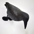 Halloween Black Crow Party Ornament Simulation Bird Decoration For Hunting With Stakes Yard Garden Desktop Realistic Figurine