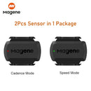 Magene S3+ Cadence Speed Sensor ANT+ Bluetooth Dual Sensor Compatible with Wahoo Onelap Zwift