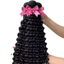 MSMV 15A Deep Wave Bundles European Human Hair Deep Weave Bundles 3 Pcs Lot Natural Color Human Hair Extensions For Women