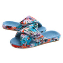 Comwarm Orthopedic House Slippers For Women Adjustable Indoor Slippers Fashion Open Toe Corduroy Bedroom Slides Fur Cotton Shoes