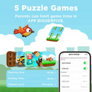 BIGGERFIVE 儿童智能手表，无需APP，无需手机，1.8英寸健身追踪器手表，计步器，心率，睡眠监测，IP68防水