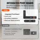 SucceBuy Murphy Bed Kit Full Size Vertical Deluxe DIY Wall Mechanical Hardware Pneumatic Lever Heavy Duty Frame for Guestroom
