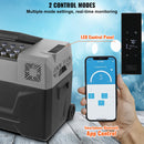 SucceBuy Car Refrigerator 12 Volt Car Refrigerator Fridge Single Zone Portable Freezer  and Handle -4℉-68℉ 12/24V DC and Cooler