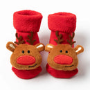 Kids Christmas Socks Children's Socks Girls Boys Non-slip Print Cotton Toddler Baby Socks Newborns Infant Short Socks Clothing