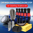 Car Cleaning Set Car Detailing Brush Towel Glove Auto Dashboard Air Outlet Cleaning Tools Kits for Car Wash Accessories