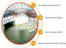 Convex Mirror Road Traffic Safety Mirror Unbreakable 130 Degree Wide Angle Blind Spot Car Parking Security Curved +Bracket Screw