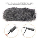 Outdoor Dusty MIC Microphone Artificial Fur Cover Windscreen Windshield Muff For Rode GO