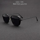 TUZENGYONG Classic Steampunk Sunglasses Fashion Men Women Brand Designer Vintage Square Metal Frame Sun Glasses High Quality