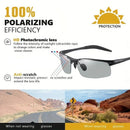 Polarized fashion glasses with daytime and nighttime visual functions, scratch resistant, UV protection