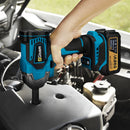 Gisam 1200N.M Torque Brushless Electric Impact Wrench 1/2 inch Cordless Wrench Screwdriver Power Tool for Makita 18V Battery Pin