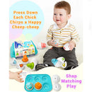 Montessori 3D Eggs Puzzle Toddler Learning Education Math Toys Kids Shape Match Smart Game Easter Gifts for 1 2 3 Year Old