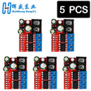 H Bridge Remote Control 5A 3V-14V Dual DC Motor Drive Module Voltage Reverse PWM Speed Regulation Double Super L298N 5AD