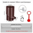 Water Collection Barrel UV Resistant Rainwater Collector Kit Portable Rain Barrels To Collect Rainwater From Gutter For Car