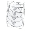 Kitchen Organizer Rack Wall Hanging Pot Cover Rack Five-Layer Pot Lid  Metal Rust-Free Multifunctional Rack Pot Lid Storage Rack
