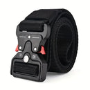 Men's Belt Outdoor Multi Function Compass Belt High Quality Canvas For Nylon Male Luxury Belts Women's Sports Jeans Neutral Belt