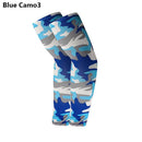 2PC Anti-sunburn Arm Sleeves Exposed Thumb Warmers Sports Sleeve Sunscreen Hand Cover Cooling Warmer for Running Fishing Cycling