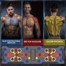 Portable Multifunctional Push-up Board Set With Handles Foldable Fitness Equipment For Chest Abdomen Arms And Back Training