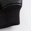 autumn new women's European and American style high-end feeling slimming faux leather pilot jacket short jacket