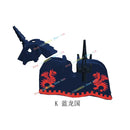 MOC Medieval Military Series Castle Roman Knight Horse Saddle Soldiers War Horses Building Block Accessories Kids Education Toy