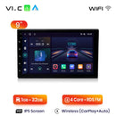 Junsun 7 9 10英寸通用CarPlay Android Auto车载收音机，适用于大众菲亚特雷诺日产现代GPS多媒体自动收音机立体声