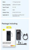 The Aero Bridge | Wireless Tire Inflator with Dual-Cylinder Motor & LCD Display