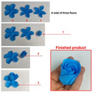 81Pcs/lot Rose Bath Body Flower Floral Soap Scented Rose Flower Essential Wedding Valentine'S Day Gift Holding flowers