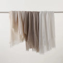 Solid Color Cotton Linen Scarf for Women Lady Literature Anti-sunburn Long Tassel Scarves Autumn Soft Gauze Wrap Shawls New
