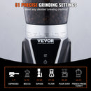 VEVOR 40MM 锥形磨盘研磨设置咖啡豆电动研磨机 摩卡意式浓缩咖啡调节咖啡机 家用厨房用