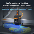 ANYCUBIC Kobra 3 Max FDM Multi Color 3D Printer with Up to 600mm/s Print Speed Build Volume 500*420*420mm Smart APP Control