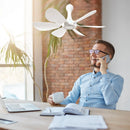 The Zephyr | USB-Powered Modular Ceiling Fan with 6 Detachable Blades