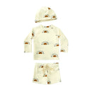 2025 Kids Boy Swimsuits Summer Sun Protection Vacation Beach Pants Long sleeve Tops with Hat Children Surfing Swim Suit 1-7T