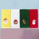 Unisex Cotton Christmas Innovative Towel Set Halloween Christmas Gifts Kitchen Hand Towel Embroidered Holiday Towels