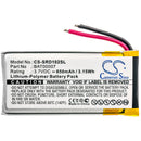 850mAh Wireless Headset Battery for For Cardo Scala Rider Packtal Packtalk Duo SRPT0102 Part Number For Cardo BAT00007
