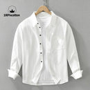 Minimalist Pure Cotton Oxford Shirt