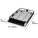 SucceBuy Roof Rack Cargo Basket 46"x36"x4.5"/51"x36"x5" Rooftop Cargo Carrier Heavy-Duty 200 LBS Capacity for SUV Truck Vehicle