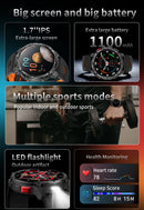 The T-Rex 3 | 1.7" Rugged Outdoor Smartwatch with 1100mAh Battery