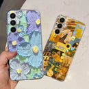For Samsung A54 5G SM-A546B Phone Case Back Cover Butterfly Panther Pattern Samsung Galaxy A54 A 54 Bumper Soft Clear Capa Etui