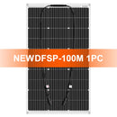 DOKIO 18V 100W/200W/400W 柔性太阳能电池板 防水单晶太阳能电池板 露营房车家用12V充电