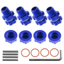 4PCS Wheel Hex Hubs Adapter 14mm to 17mm 10mm Widen for Arrma 1/10 3S Granite Mega Senton NEW BIGROCK Typhon - Off-Road RC Car