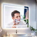 LUVODI LED Mirror Bathroom Wall Mounted Magnifying Mirror for Washroom Toilet Shower Vanity Makeup Shaving Mirrors
